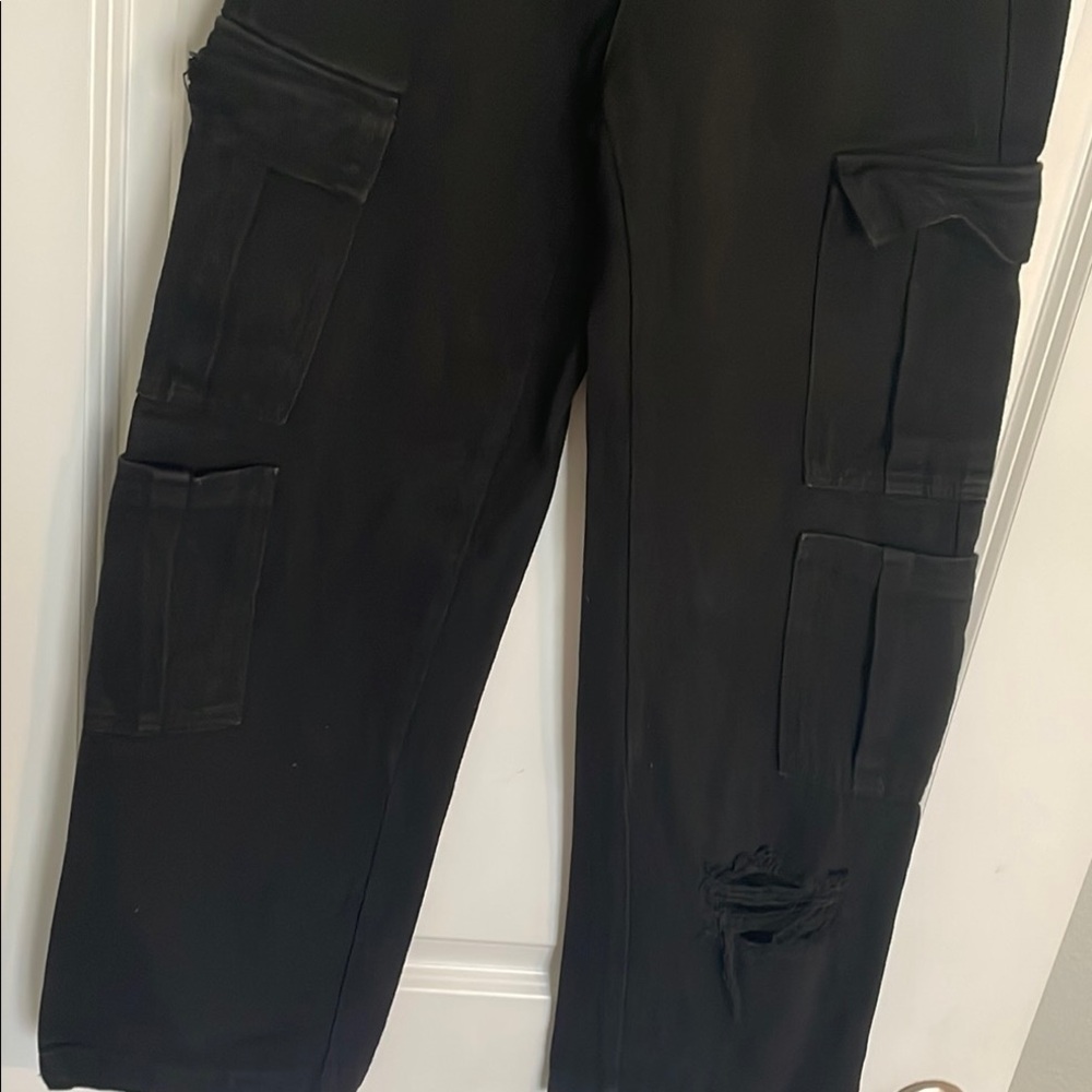 SHEIN Black Wide Leg Jeans - Picture 2 of 2